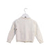 A White Cardigans from Momonittu in size 2T for girl. (Back View)