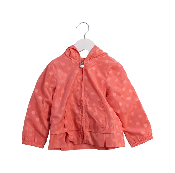 A Pink Lightweight Jackets from Momonittu in size 2T for girl. (Front View)