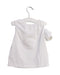 A White Sleeveless Tops from Momonittu in size 12-18M for girl. (Back View)