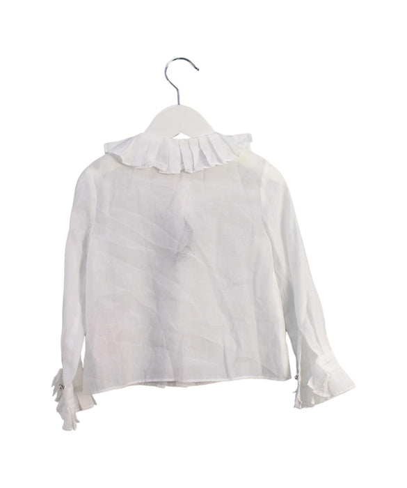 A White Shirts from Nicholas & Bears in size 3T for girl. (Back View)