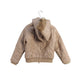 A Beige Puffer/Quilted Jackets from Chickeeduck in size 4T for girl. (Back View)