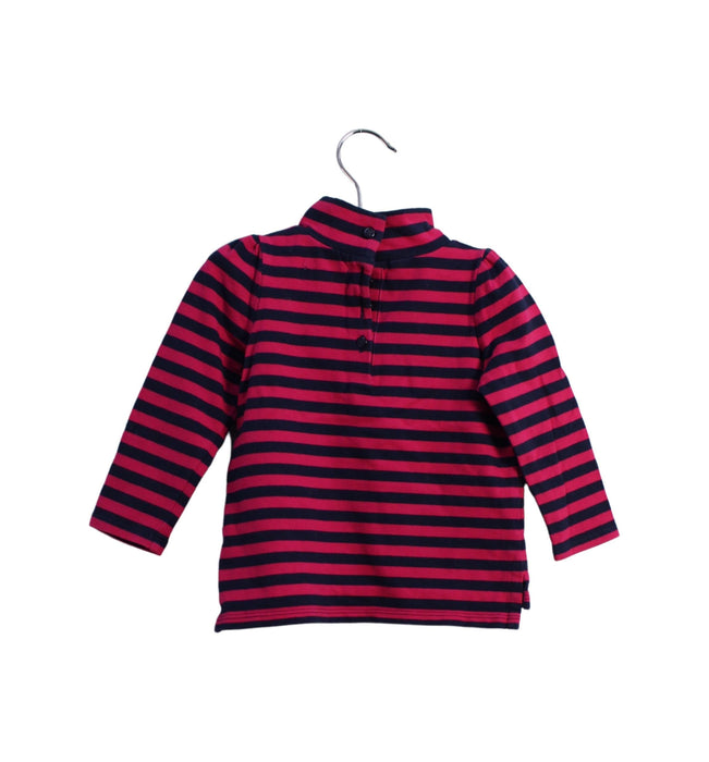 A Pink Long Sleeve Tops from Ralph Lauren in size 6-12M for girl. (Back View)