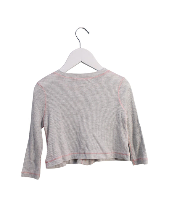 A Grey Cardigans from Gingersnaps in size 4T for girl. (Back View)
