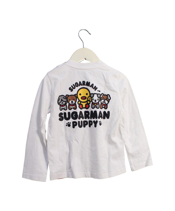 A White Long Sleeve Tops from Sugarman in size 8Y for boy. (Back View)