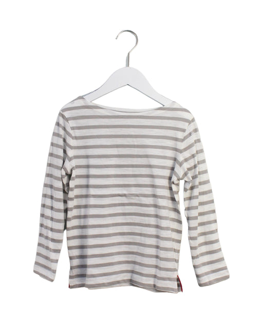 A Grey Long Sleeve Tops from Monoprix in size 6T for boy. (Front View)