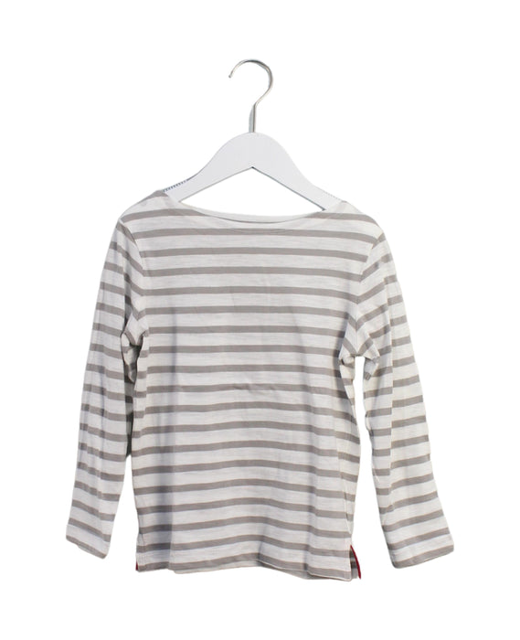 A Grey Long Sleeve Tops from Monoprix in size 6T for boy. (Front View)