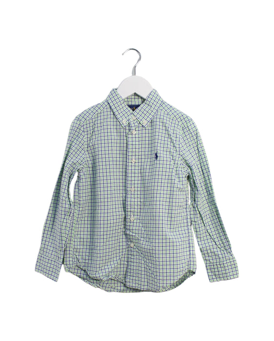 A Green Shirts from Ralph Lauren in size 5T for boy. (Front View)
