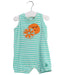 A Green Sleeveless Rompers from Bonnie Baby in size 3-6M for girl. (Front View)