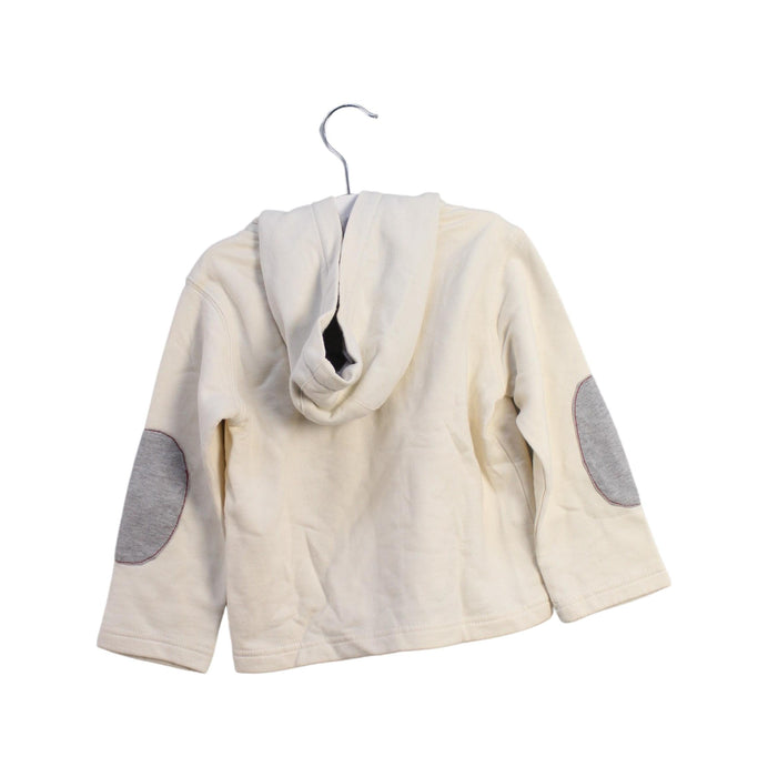 A Ivory Sweatshirts from Calvin Klein in size 2T for boy. (Back View)