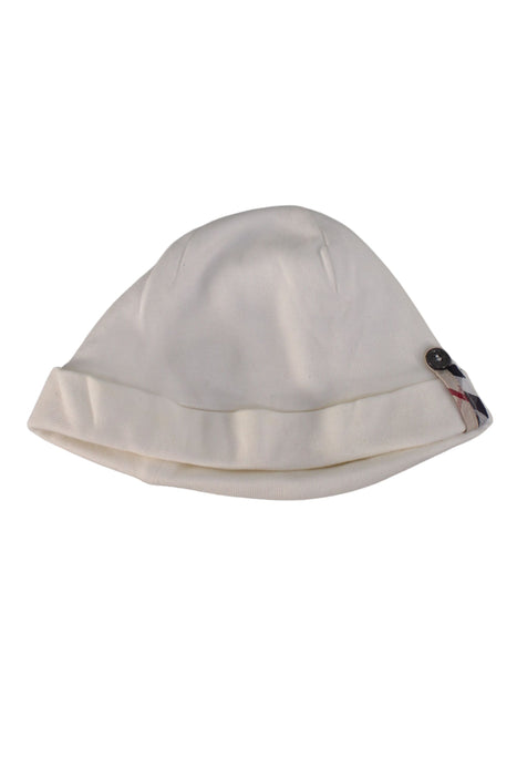 A White Beanies from Burberry in size O/S for neutral. (Front View)