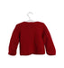 A Red Cardigans from Petit Bateau in size 6-12M for girl. (Back View)