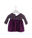 A Purple Long Sleeve Dresses from Bonnie Baby in size 3-6M for girl. (Back View)