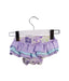 A Purple Bloomers from Mudpie in size 0-3M for girl. (Back View)