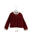 A Red Lightweight Jackets from Excuse My French in size 6T for girl. (Front View)