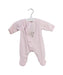 A Pink Onesies from Mudpie in size 0-3M for girl. (Front View)