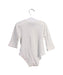 A White Long Sleeve Bodysuits from Mides in size 6-12M for boy. (Back View)