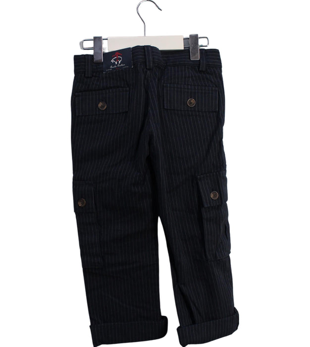 A Navy Casual Pants from Brooks Brothers in size 4T for boy. (Back View)