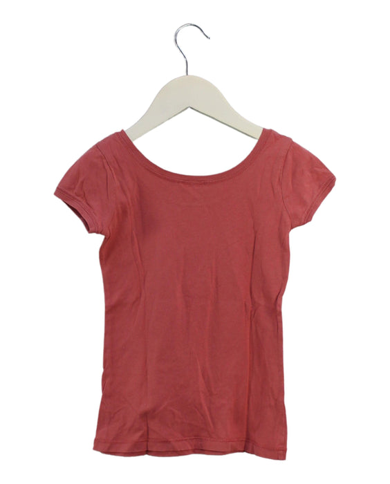 A Pink Short Sleeve T Shirts from Repetto in size 6T for girl. (Back View)
