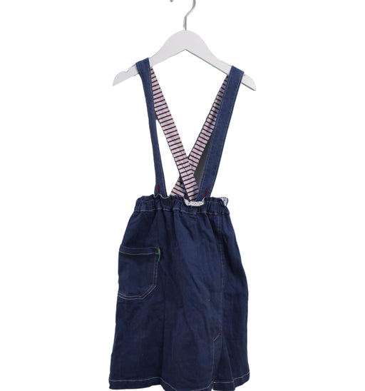 A Blue Mid Skirts from Ragmart in size 5T for girl. (Front View)