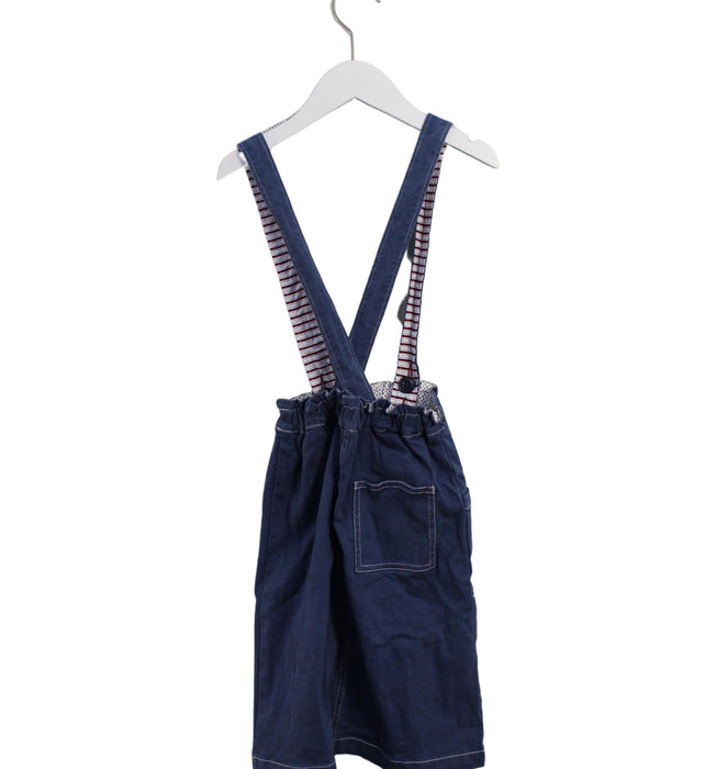 A Blue Mid Skirts from Ragmart in size 5T for girl. (Back View)