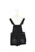 A Navy Overall Shorts from Catimini in size 3T for girl. (Front View)