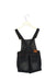 A Navy Overall Shorts from Catimini in size 3T for girl. (Back View)
