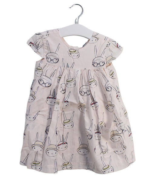 A Pink Short Sleeve Dresses from Mamas & Papas in size 12-18M for girl. (Front View)