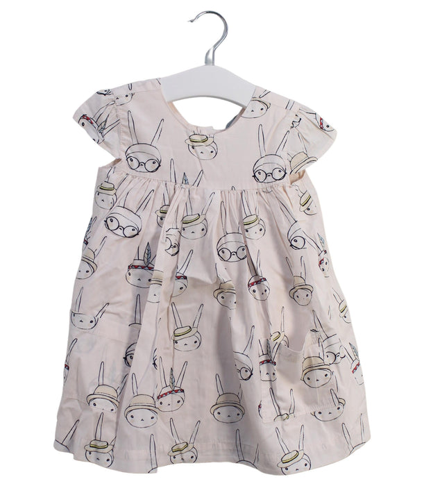 A Pink Short Sleeve Dresses from Mamas & Papas in size 12-18M for girl. (Front View)