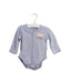 A Blue Long Sleeve Bodysuits from Primeval in size 6-12M for boy. (Front View)