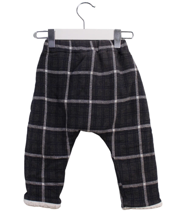 A Grey Casual Pants from Petit Bateau in size 6-12M for boy. (Back View)