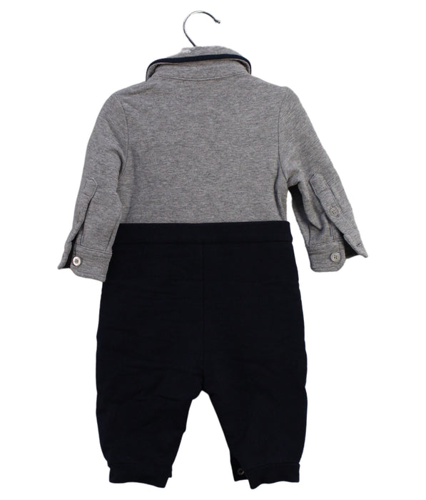 A Navy Long Sleeve Jumpsuits from Nicholas & Bears in size 3-6M for boy. (Back View)