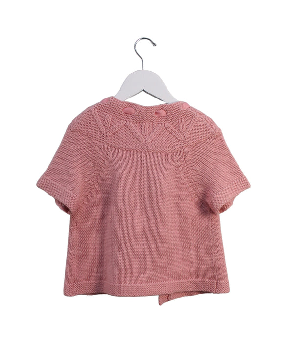 A Pink Cardigans from Kingkow in size 8Y for girl. (Back View)