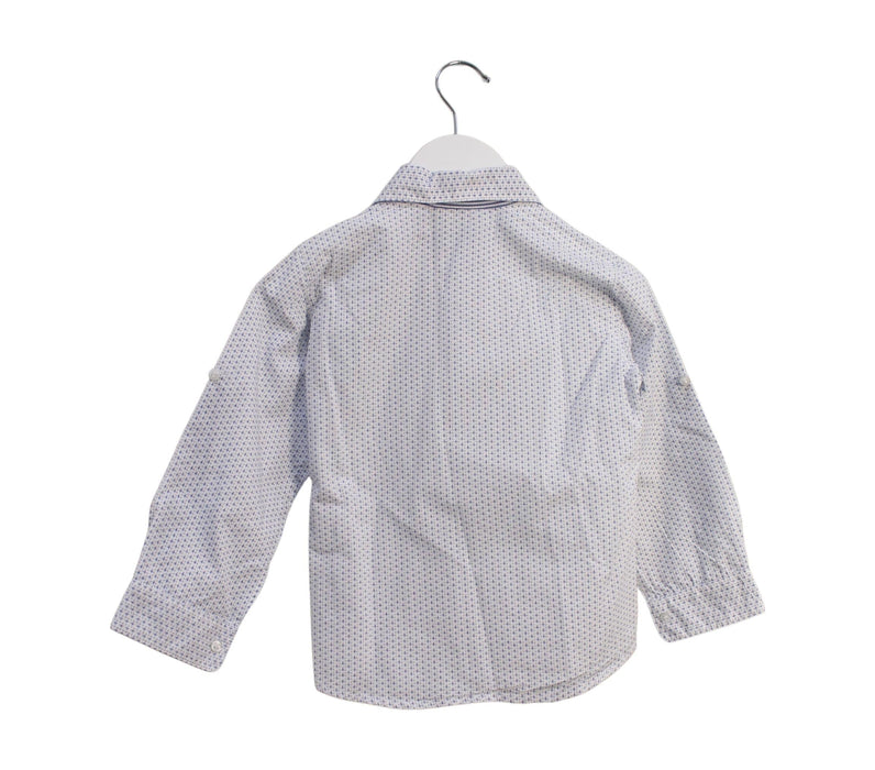 A Blue Shirts from Jimmy B in size 3T for boy. (Back View)