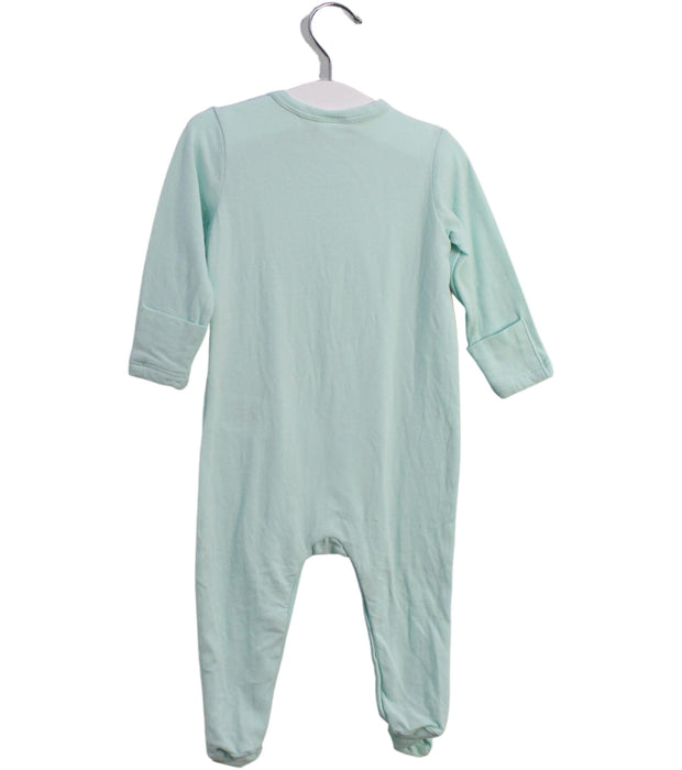 A Green Onesies from Seed in size 3-6M for neutral. (Back View)
