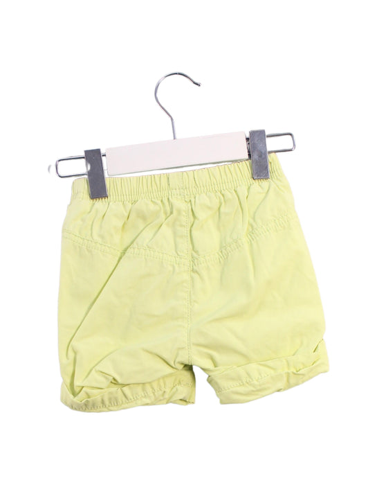 A Yellow Shorts from Timberland in size 3-6M for boy. (Back View)