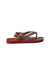 A Red Sandals from Havaianas in size 3T for girl. (Back View)