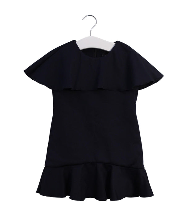 A Navy Short Sleeve Dresses from Nicholas & Bears in size 2T for girl. (Front View)