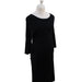 A Black Long Sleeve Dresses from Seraphine in size S for maternity. (Front View)