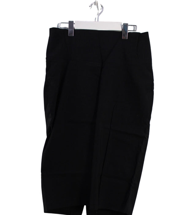A Black Mid Skirts from Japanese Weekend in size XS for maternity. (Front View)