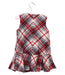 A Red Sleeveless Dresses from Nicholas & Bears in size 12-18M for girl. (Back View)