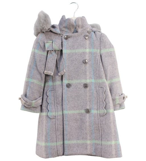 A Grey Coats from Nicholas & Bears in size 2T for girl. (Front View)