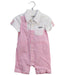 A White Short Sleeve Rompers from Nicholas & Bears in size 3-6M for boy. (Front View)