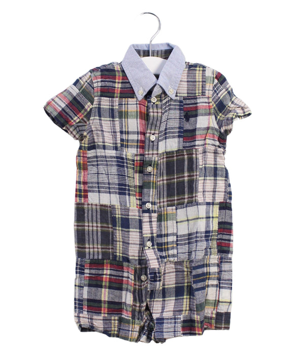 A Multicolour Short Sleeve Rompers from Ralph Lauren in size 6-12M for boy. (Front View)