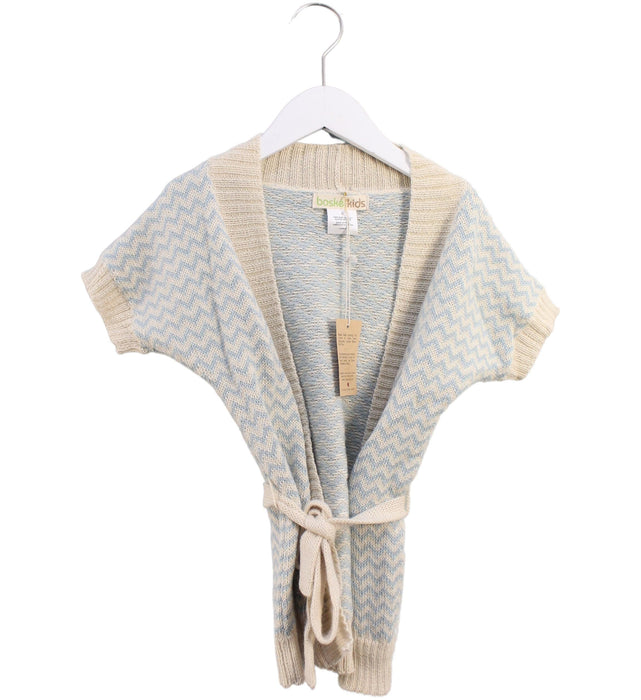 A Ivory Cardigans from Boske Kids in size 5T for girl. (Front View)
