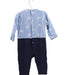 A Blue Long Sleeve Jumpsuits from Armani in size 6-12M for boy. (Back View)