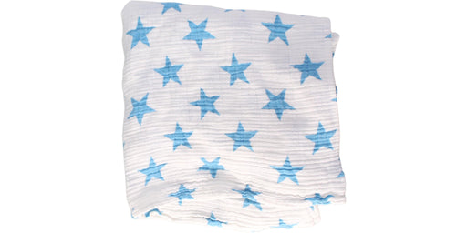 A White Swaddles from Aden & Anais in size O/S for neutral. (Front View)