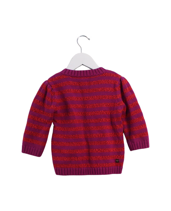 A Purple Knit Sweaters from Tea in size 4T for girl. (Back View)