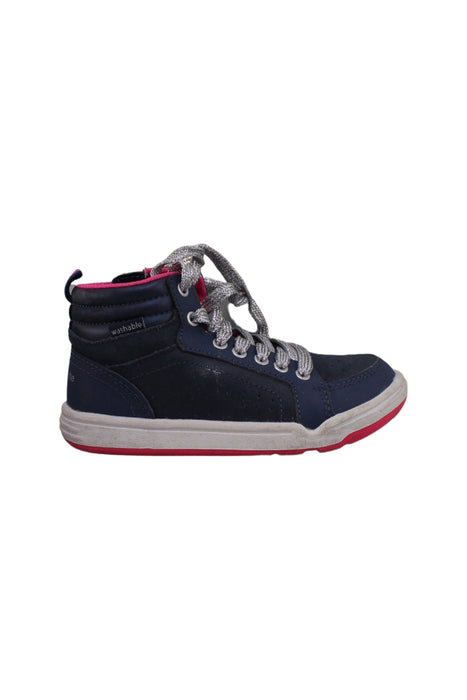 A Navy Sneakers from Stride Rite in size 4T for girl. (Back View)