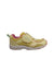 A Yellow Sneakers from Moonstar in size 5T for girl. (Back View)