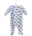 A Blue Onesies from Petit Bateau in size 3-6M for boy. (Back View)
